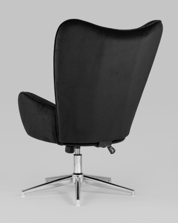 Кресло Филадельфия велюр черный