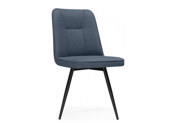 Стул на металлокаркасе Texas 3 поворотный синий, черный