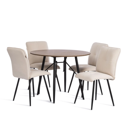 Стул обеденный Sweet светло-серый