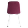 Стул CHILLY MAX велюр и металл, 45х54х90 см, темная фуксия, белый
