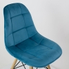 Стул Pulsante бирюзовый велюр