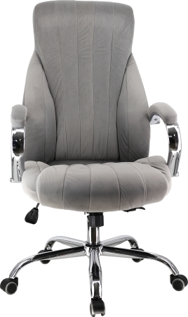 Кресло руководителя Coral ткань серый