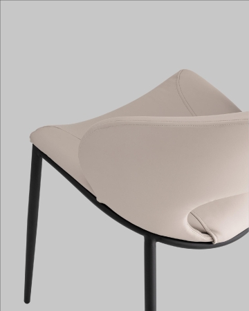 Стул Вивьен экокожа светло-бежевый