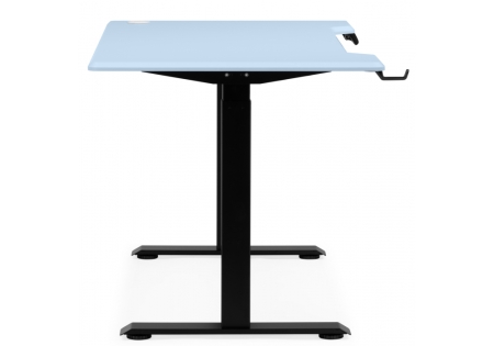 Компьютерный стол Маркос 120х75 голубой, черный