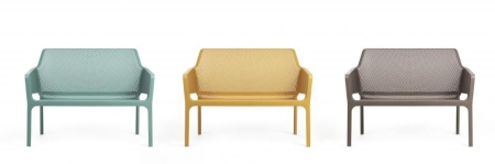 Диван пластиковый Net Bench бежевый