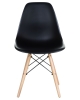 Стул обеденный DSW ножки светлый бук, черный B-03