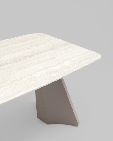 Стол обеденный Eliora 160-240*90 см серая керамика