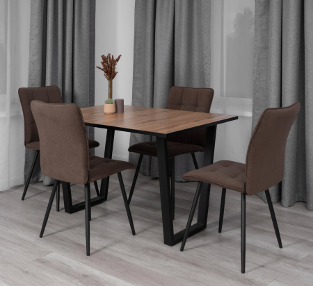 Стул обеденный Bari коричневый