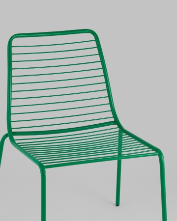 Стул Дели металл зеленый
