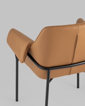 Кресло Бесс экокожа коричневый 2 шт.