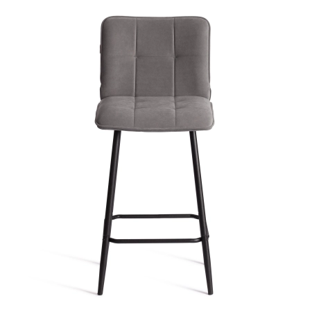 Полубарный стул Бари серый