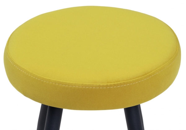 Табурет Сино велюр velutto 28, черный