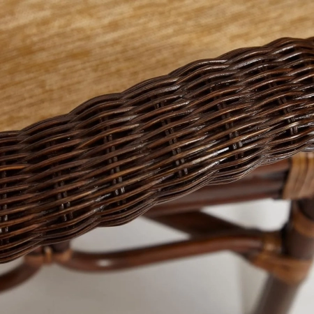 Комплект обеденный "ANDREA GRAND" (стол со стеклом + 6 кресел + подушки)