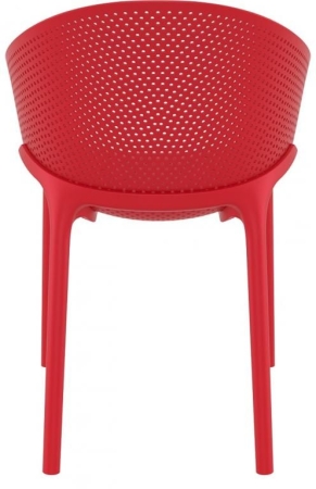 Кресло пластиковое Sky красное