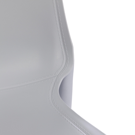 Стул GENIUS (mod 75) металл и пластик, 46x56x84cм, серый, ножки хром