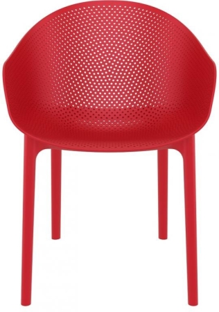 Кресло пластиковое Sky красное