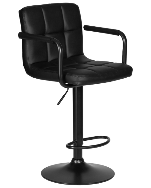 Набор 2 шт Стул барный KRUGER ARM BLACK, черный