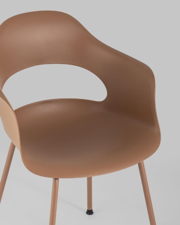 Стул Lady пластик коричневый 4 шт.