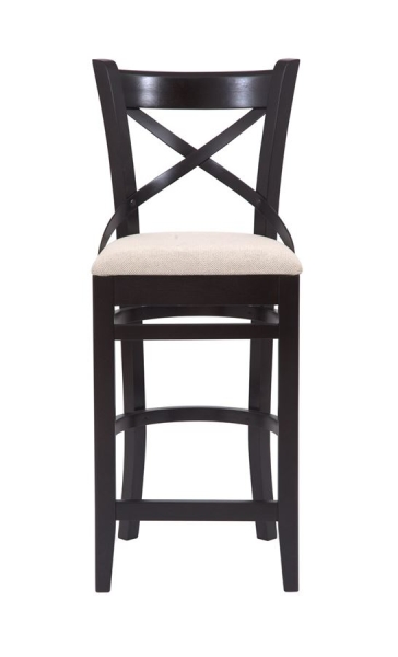 Стул барный "Hugo" венге, бежевый
