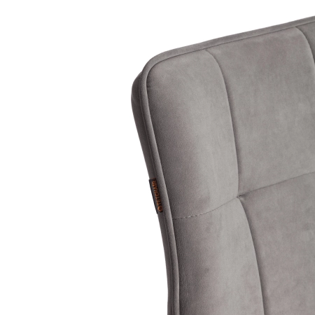 Полубарный стул Бари серый