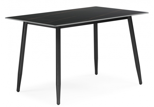 Керамический стол Rion 120 черный мрамор, черный