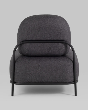 Кресло Стоун рогожка темно-серый