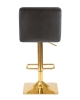 Стул барный GOLDIE черный велюр MJ9-101