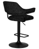 Набор 2 шт Стул барный CHARLY BLACK, черный твид (LEO18)
