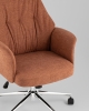 Кресло офисное TopChairs Neoma терракотовый ткань