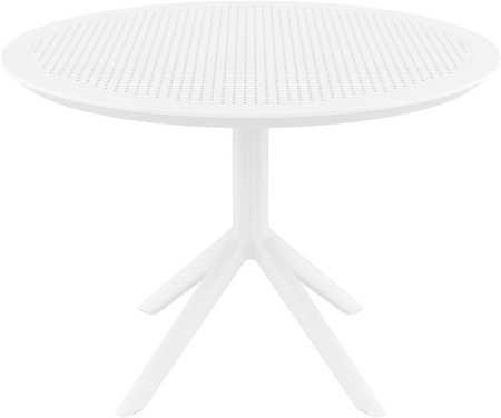 Стол пластиковый Siesta Contract Sky Table Ø105 белый