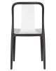 Набор 4 шт Стул обеденный ADAM, черный и белый