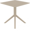 Стол пластиковый Siesta Contract Sky Table 70 бежевый