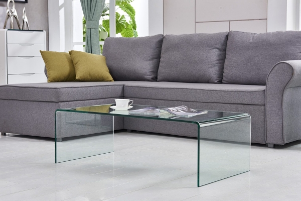 Стол журнальный F-006K прозрачный