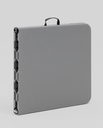 Стол-чемодан Кейт складной 122*61*74 см с регулировкой высоты серый