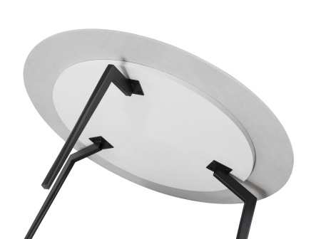 Журнальный столик Aliara серая керамика