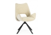 Стул на металлокаркасе Balaton 360 крутящийся бежевый, черный