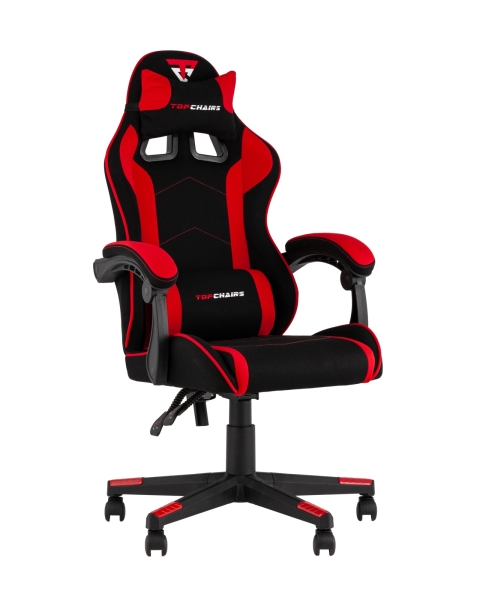 Кресло спортивное Shadow TopChairs ткань черно-красный