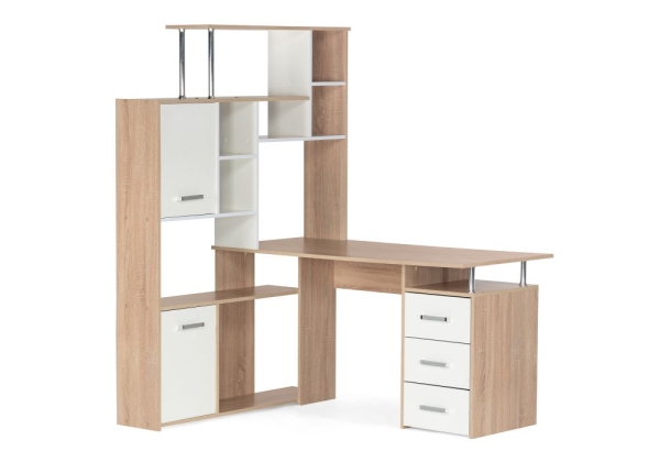 Стол КС-15 левый дуб сонома