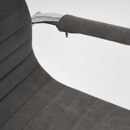 Кресло URBAN-LOW флок, серый