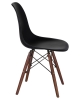 Стул обеденный LMZL-PP623 ножки темный бук сиденья черный