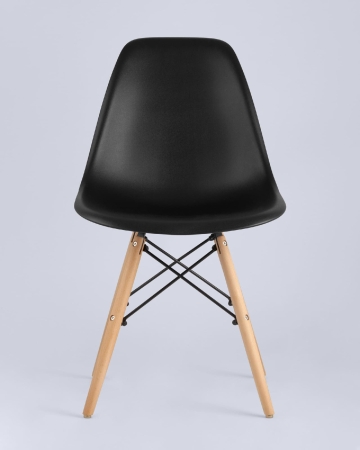 Стул Eames Style DSW черный x4 (разборный каркас)