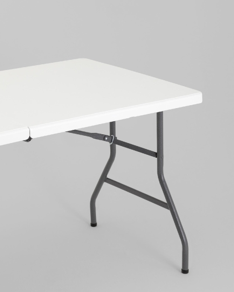 Стол складной чемодан 152*74*74 белый