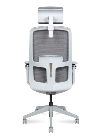 Кресло офисное Altai SL 6D серый, ткань и пластик, мягкое сиденье, с подлокотниками