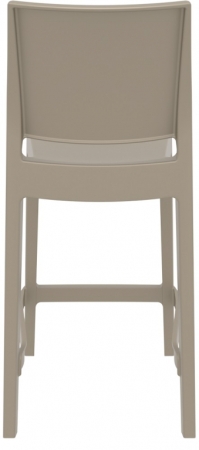 Стул пластиковый полубарный Siesta Contract Maya Bar 65 бежевый