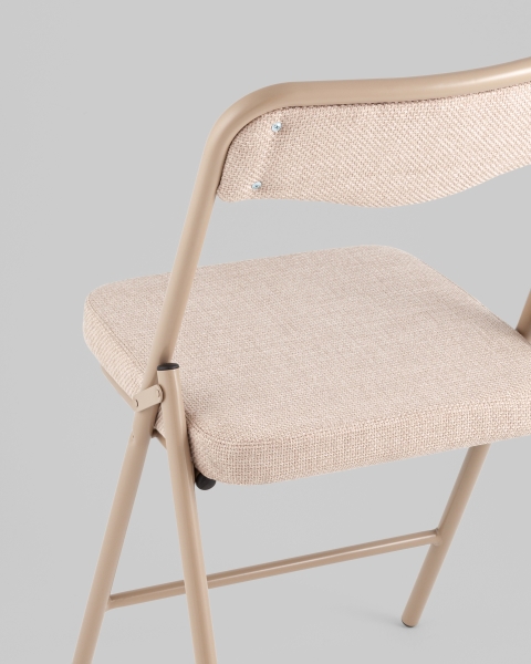 Стул складной Джонни рогожка бежевая