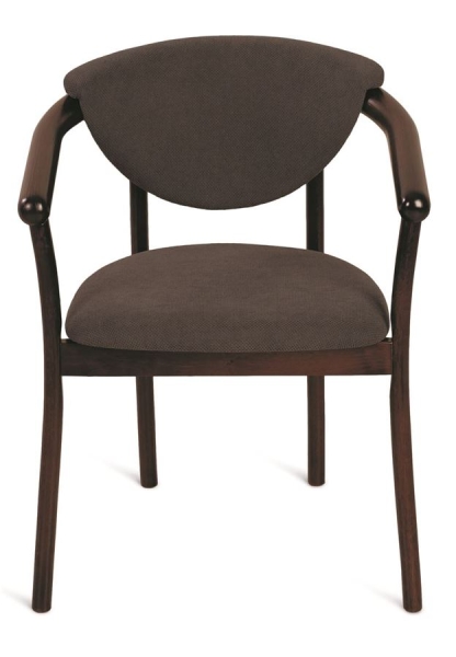 Кресло венское "Виенна" темный тон и темно-серый