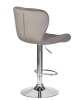 Стул барный BARNY серый велюр MJ9-75