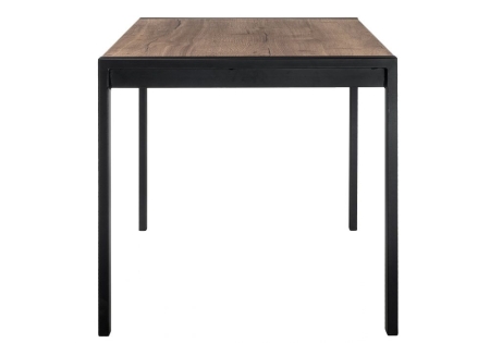 Стол деревянный Центавр дуб галифакс, черный матовый