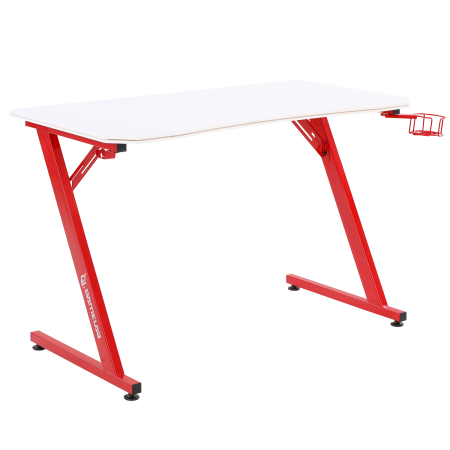 Стол компьютерный GAMELAB Monolith White&Red