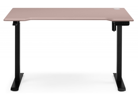 Компьютерный стол Маркос 140х80 розовый, черный